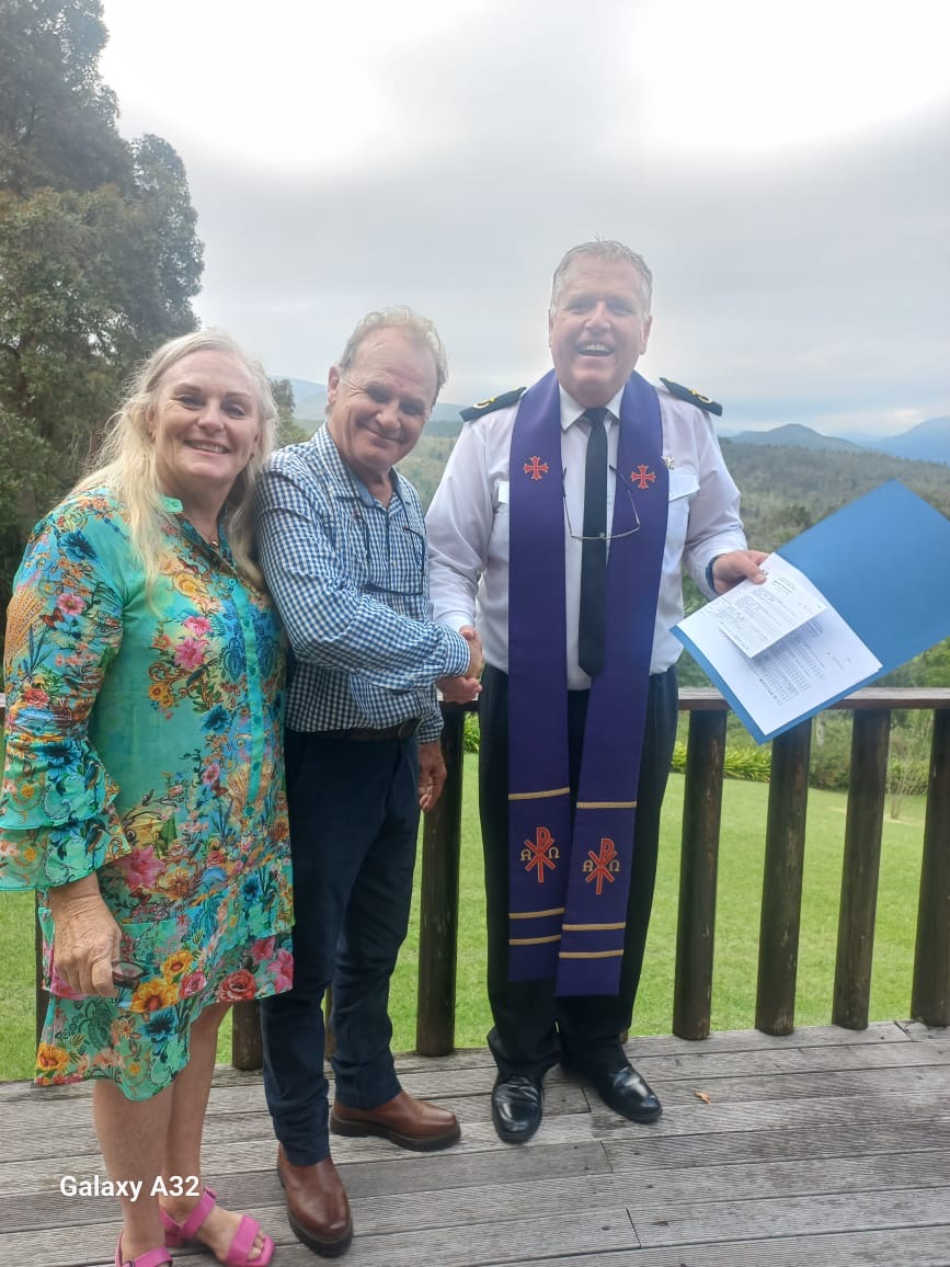 Wedding ceremony by Dr. Gerrit Rademeyer in Porterville