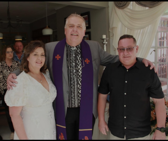 Wedding ceremony by Dr. Gerrit Rademeyer in Porterville