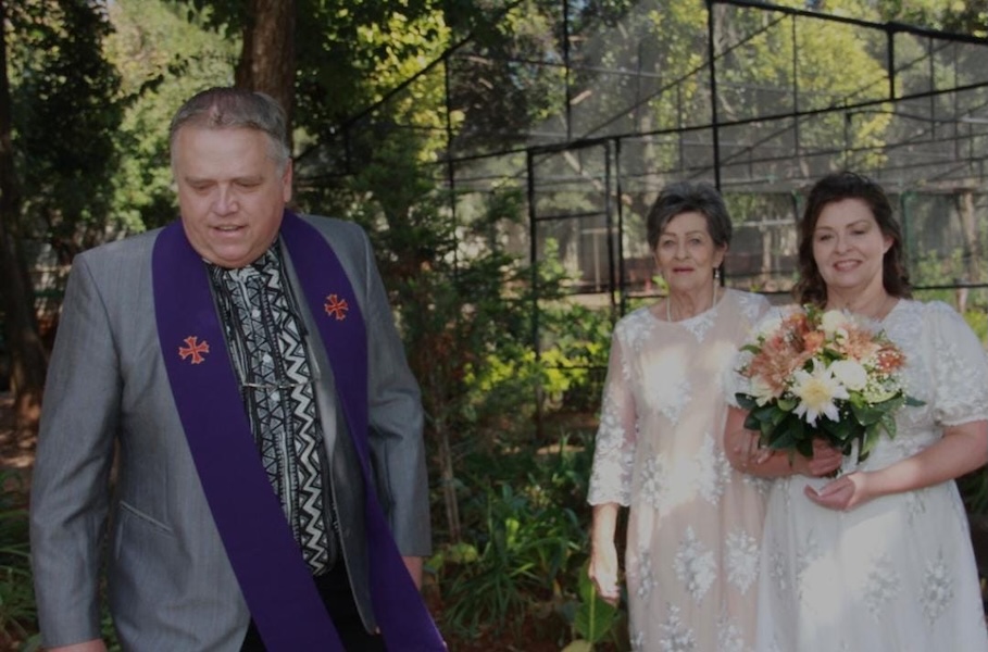 Wedding ceremony by Dr. Gerrit Rademeyer in Porterville