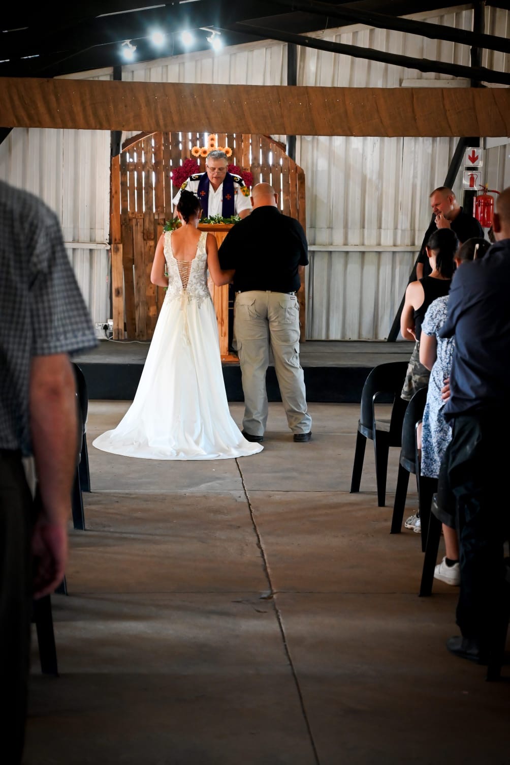Wedding ceremony by Dr. Gerrit Rademeyer in Porterville
