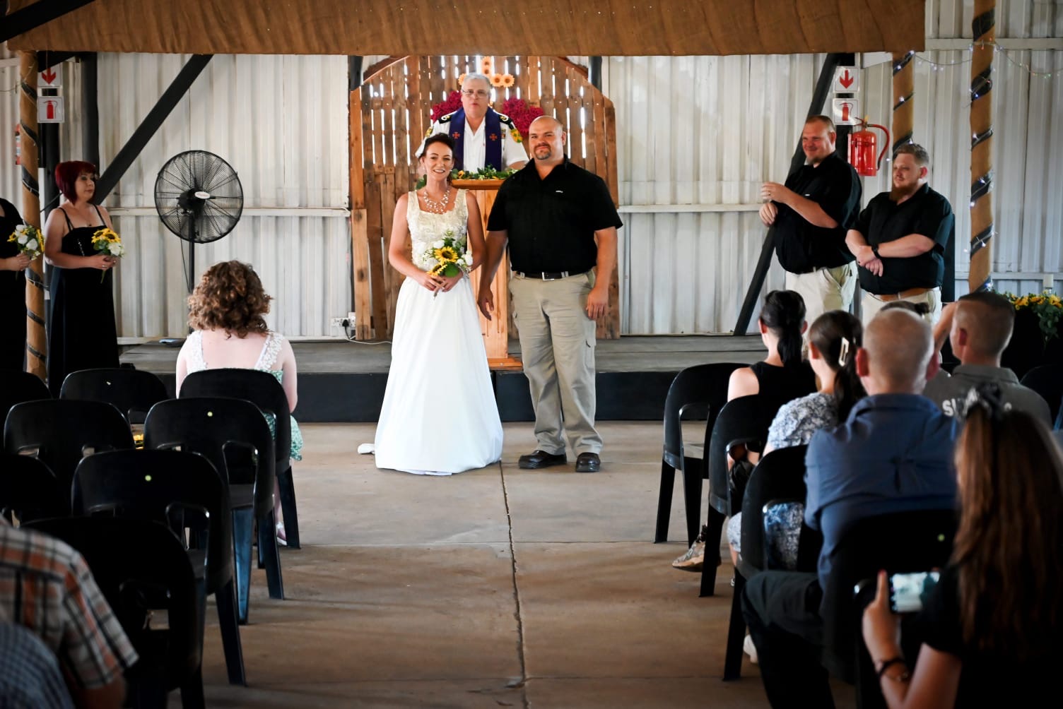 Wedding ceremony by Dr. Gerrit Rademeyer in Porterville